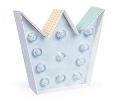 LA Nina – Kit de Construction Lampe Couronne, 17.5 x 17 x 5 cm, Couleur Menthe (60403)