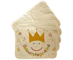 Eduplay 230003 45 x 35 cm Coton Set de Table (5 pièces)