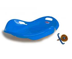 Jamara 460535 Snow Play Bob Speed Plateau Ergonomique en Plastique Durable Bleu/aérodynamique 78 cm
