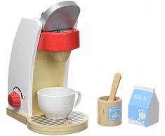 Hape - Jeu dImitation en Bois - Cuisine -Machine à Café, E3146, Blanc