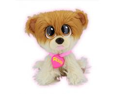 Bauer Spielwaren 18012 Rescue Runts Spitz : Votre Nouveau Animal de Compagnie à Adopter, Entretenir et Adorer Peluches Blanc/Marron/env. 23 cm.