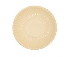 Givi Itali 23 cm Assiettes Carte (Lot de 10, Taille Unique, crème)