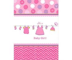 amscan 571489 1,37 x 2.59 m avec Love Girl Papier pour Table