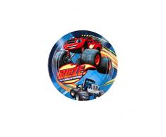 Amscan Assiette 18 cm Blaze, multicolore, 7 am9901353
