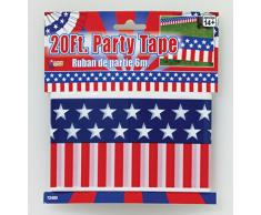 Forum Novelties X72480 Ruban adhésif pour fête Motif USA Multicolore Taille unique