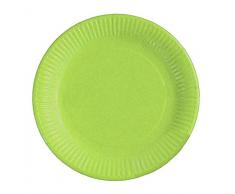 Braun & Company 3704-0204 Lot de 10 Assiettes de fête Vert Clair