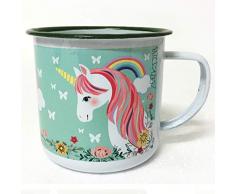 ARTEMODEL- Tasse Licorne Vert Métal Couleur (1)