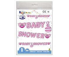 Globolandia 5435-06 Guirlande décorative Rose