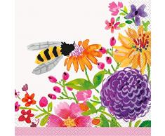 Unique Party- Serviettes de table, 72652, Multicolore