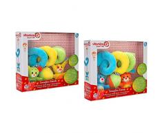 Globo Jouets – Spirale Attivita Poussette, 2 Assorties, Multicolore, 3.gl05271