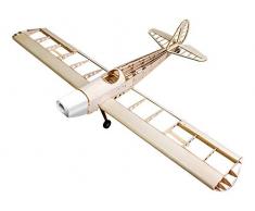 Jamara- 006147-Space Walker 1200 mm CNC Lasercut Kit-Boîte, Ailes nervurés, Coupe Laser Maquette davion, 6147, Bois