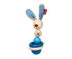 sigikid, Garçon, Hochet Anneau de Dentition Lapin, Semmel Bunny, Bleu, 75060