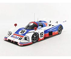 Tecnomodel Mythos- Voiture Miniature de Collection, TM18137C, Blanc/Bleu