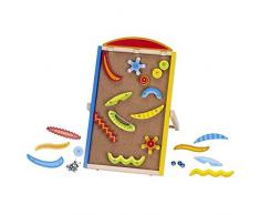 Goki- Toboggan à Billes-Pinball, 53830, Multicolore