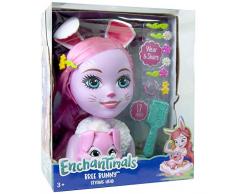 Simba - 109200144 - Enchantimals - Tête A Coiffer - Bree Lapin et Twist + Accessoires - 30 Cm