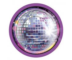 Forum Novelties X77971 Disco Petite assiette Multicolore Taille unique