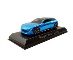 Norev- Peugeot Instinct Concept-Salon de Genève 2017 Maquette 2017-Echelle 1/43, 473893, Bleu Métal