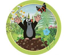 amscan- Assiettes en Carton, 9902920, Mixtes