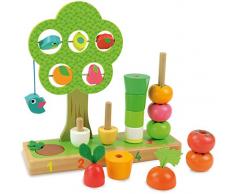 Vilac - 2469 -Jouet En Bois Japprends À Compter Les Légumes