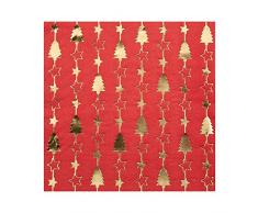 Neviti 772225 éblouissant de Noël – Serviettes de Table