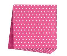 Neviti 678085 Carnival Serviette de Table, Pois Rose