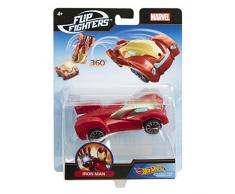Hot Wheels Flip Fighters véhicule Marvel, petite voiture miniature, jouet pour enfant, modèle aléatoire, FLM73