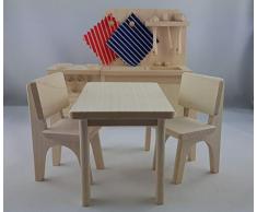 Rülke 22217 Jouet en Bois pour poupée Multicolore