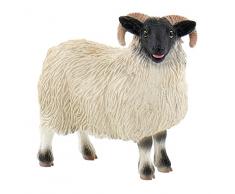 Bullyland - B62718 - Figurine Mouton Écossais À Tête Noire - 7 cm