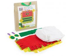 Kids Preferred 10665 Lot de Loisir Créatif La Chenille Qui Fait des Trous pour Faire Un Coussin. Taie, Rembourrage, Décorations - Tout Est Contenu dans Le Sachet De Transport Pratique