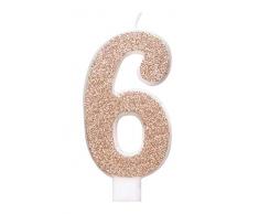 Unique Party-84976 Bougie, 84976, Rose Gold