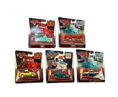 Mattel 05518 dun personnage de Disney Pixar Cars moulé sous pression Véhicules - Lot de 5