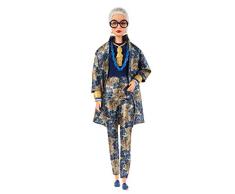 Barbie Signature poupée de collection stylisée par Iris Apfel avec tailleur pantalon à fleurs et accessoires, jouet collector, FWJ28