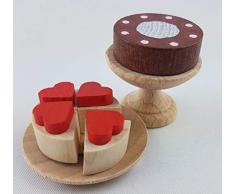 Rülke 21660 Jouet en Bois pour poupée Bois Rouge Marron Blanc