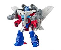 Transformers Cyberverse - Robot action Optimus Prime - 13cm - Jouet transformable 2 en 1