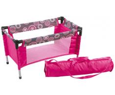 Lit de Voyage de poupée, Conception de Roses Indien de Perles