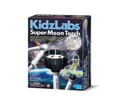 4M - 68566 - Jeu De Construction - Kidz Labs - Super Lampe De Poche Lune
