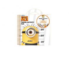 Despicable Me, Les Minions Pochette dActivités de Voyage Avec Coloriages, Autocollants et Jeu