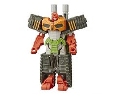 Transformers Bumblebee Cyberverse Adventures - Robot Action 2 en 1 Bludgen - 10,5 cm - Jouet Transformable 2 en 1