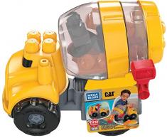 Mega Bloks First Builders La Bétonneuse Cat, jeu de blocs de construction, 9 pièces, jouet pour bébé et enfant de 1 à 5 ans, GFG11