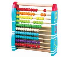 New Classic Toys - 0574 - Calcul Et Mathématiques - Boulier - Design Fusée - 2 En 1