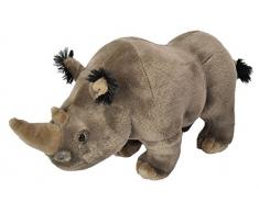Wild Republic Republic-18156 Peluche Rhinocéros Cuddlekins, Jouets, 30cm, 18156, Gris