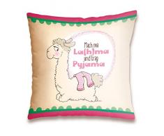NICI 42163 Lama Coussin en Coton Mach la (H) Ma, 37 x 37 cm