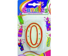 Boland 563400 Bougie Nr Zero 4 couleurs assorties Multicolore