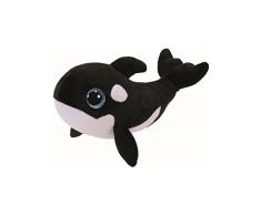 Ty Orca Peluche Nona LOrque, TY36893, Blanc/Noir