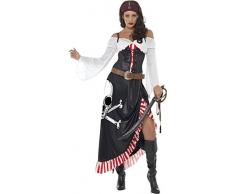Smiffys Déguisement Femme, Pirate sensuelle, avec jupe et ceinture, Taille 40-42, 38062