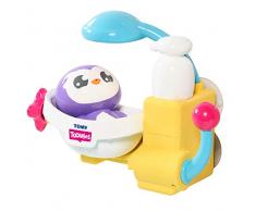 TOMY TOOMIES - Jouet de Bain Mon Pingouin Baigneur Violet E72610, Jouet de Bain Intéractif pour Bébés, Jeu pour Bain et Piscine, Jouet Éveil pour Bébé de 18mois+