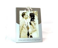Gifts 4 All Occasions Limited SHATCHI-615 Cadre photo Argenté 12,7 x 17,8 cm