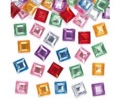 Baker Ross Bijoux mosaïque Autocollants en Acrylique (Paquet de 240)- Matériels créatifs pour Enfants et Adultes