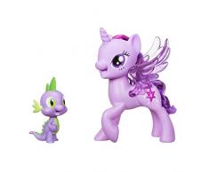 My Little Pony C0718 - Princesse Twilight Sparkle & Spike, Drache - Singendes Duo (Polish Lansion), Multi