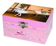 TROUSSELIER - Ballerine - Boîte à Bijoux Musicale - Idéal Cadeau Jeune Fille - Musique Les 4 saisons de Vivaldi - Colori Rose